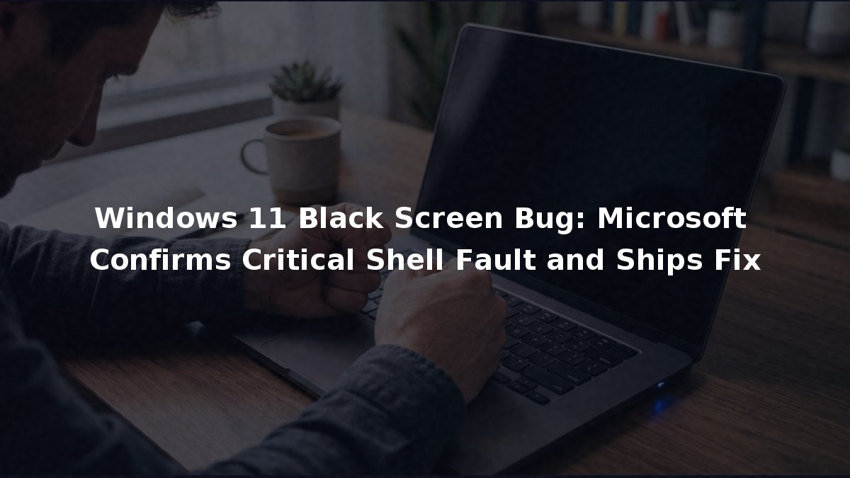 Windows 11 Black Screen Bug: Microsoft Confirms Critical Shell Fault ...