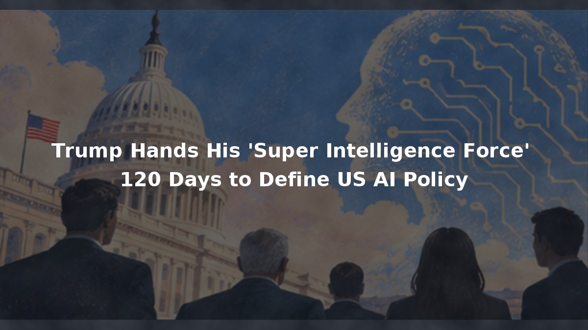 Trump Hands His ‘Super Intelligence Force’ 120 Days to Define US AI Policy