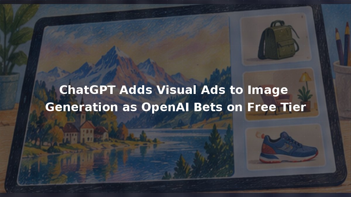 ChatGPT Adds Visual Ads to Image Generation as OpenAI Bets on Free Tier