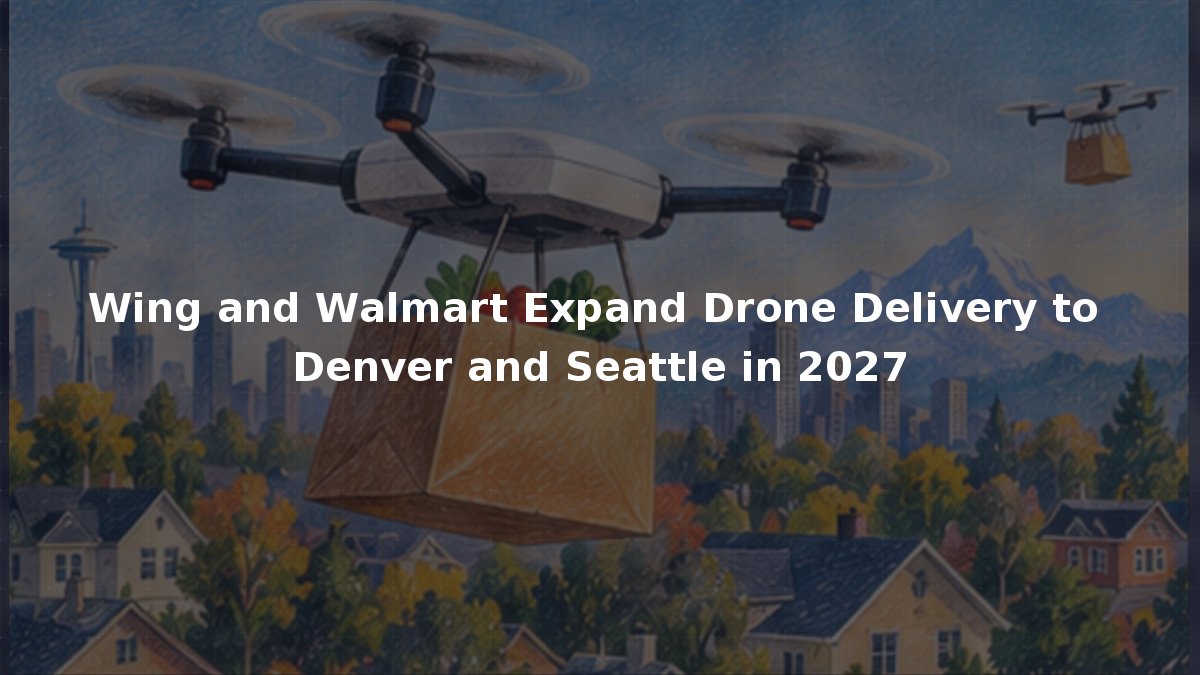 Wing and Walmart Expand Drone Delivery to Denver and Seattle in 2027