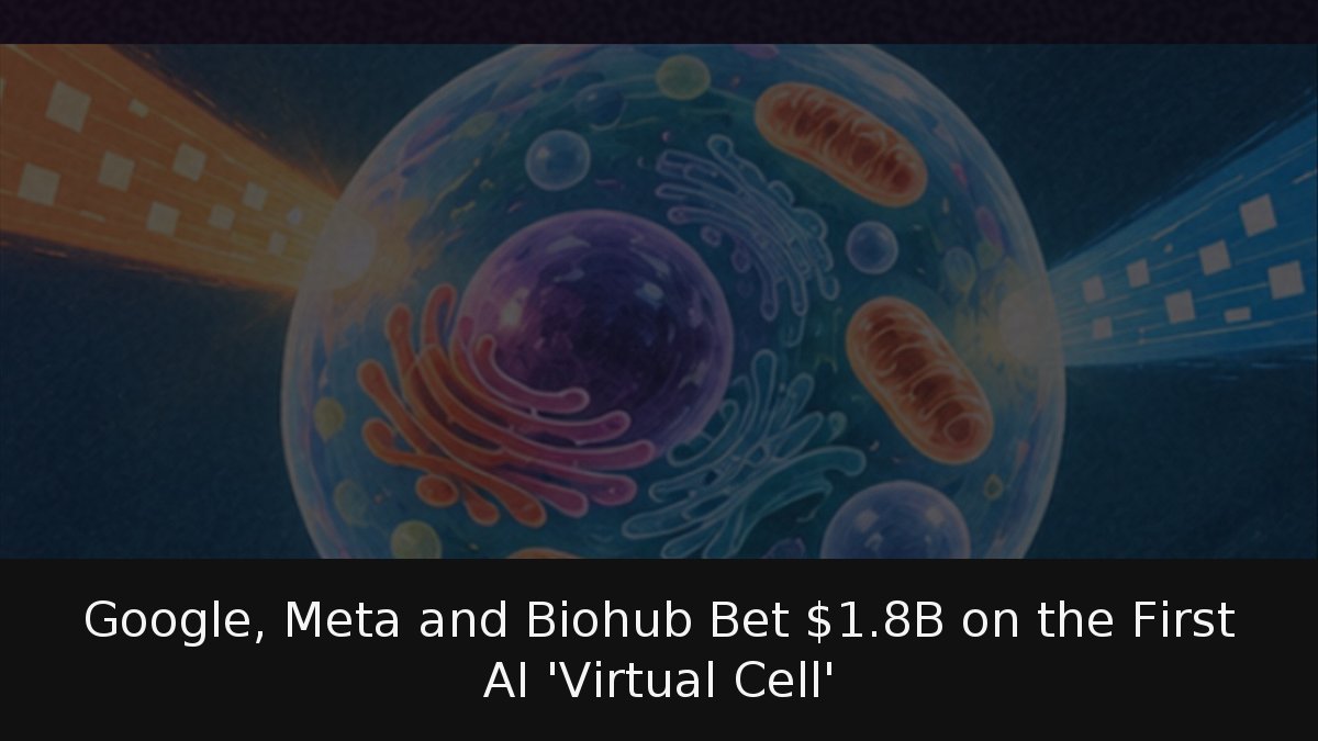 Google, Meta and Biohub Bet .8B on the First AI ‘Virtual Cell’