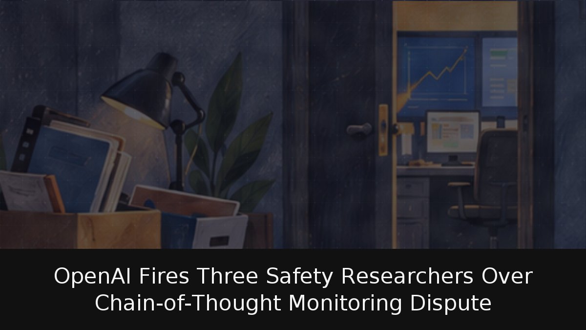OpenAI Fires Three Safety Researchers Over Chain-of-Thought Monitoring Dispute