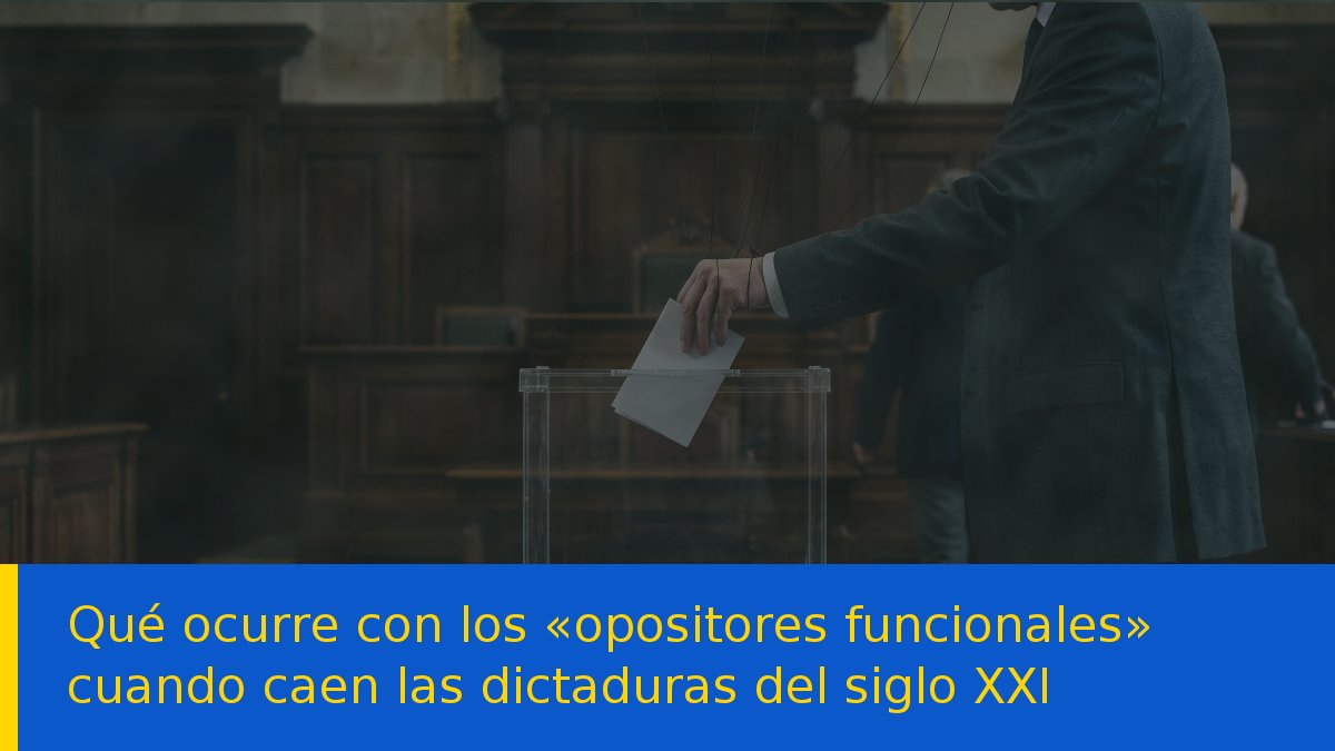 Qué ocurre con los «opositores funcionales» cuando caen las dictaduras del siglo XXI