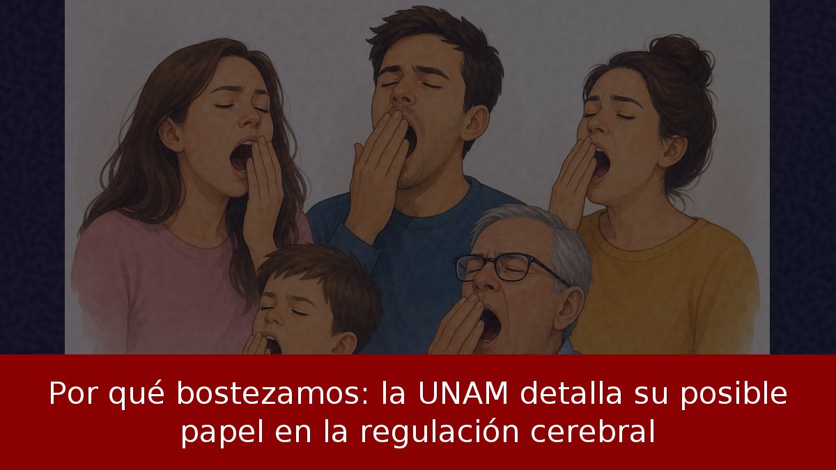Por qué bostezamos: la UNAM detalla su posible papel en la regulación cerebral