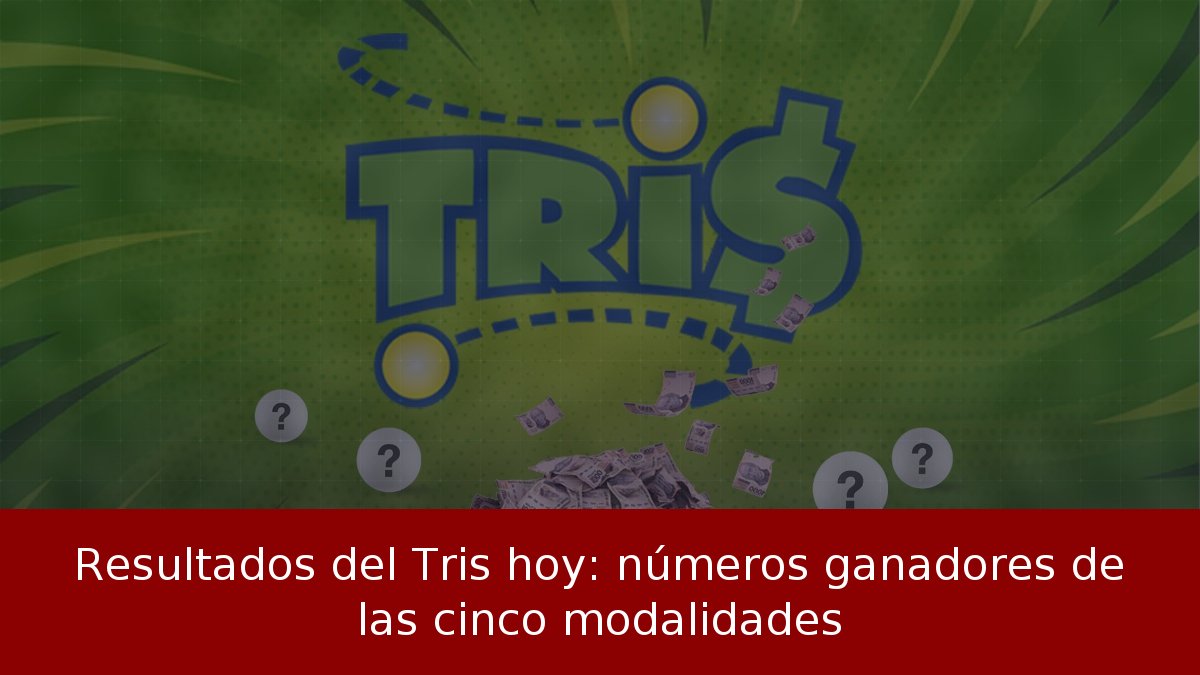 Resultados del Tris hoy: números ganadores de las cinco modalidades