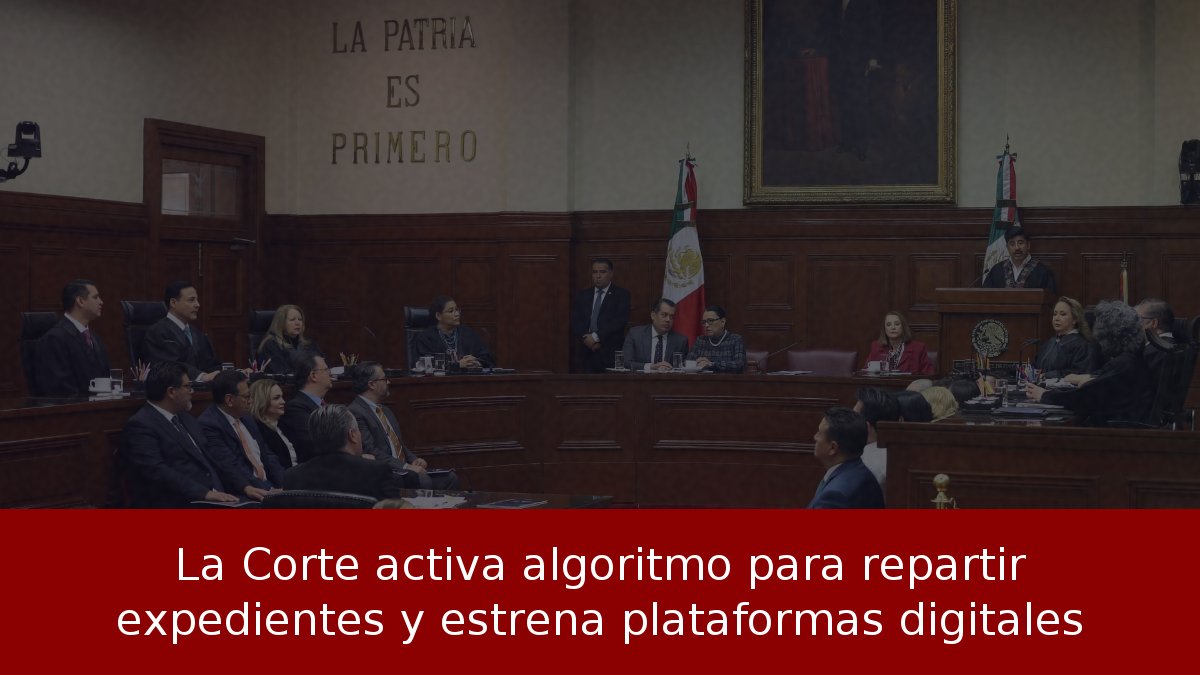 Corte activa reparto digital de expedientes