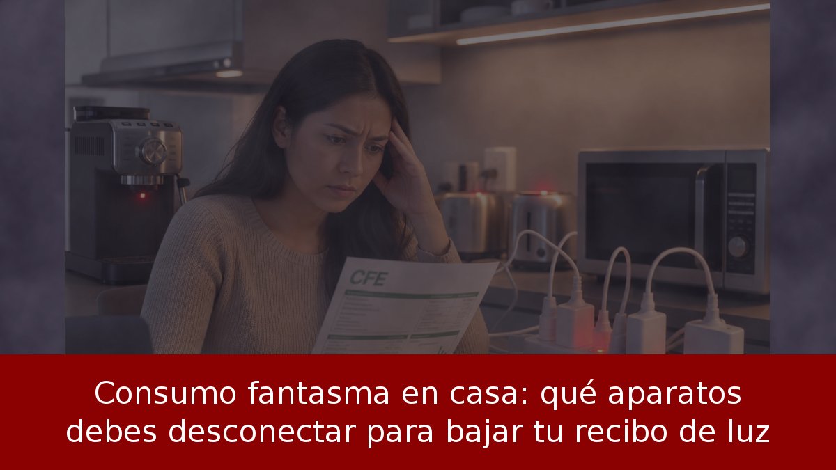 Consumo fantasma en casa: qué aparatos debes desconectar para bajar tu recibo de luz