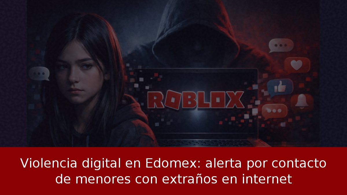 Alerta por violencia digital contra menores en Edomex