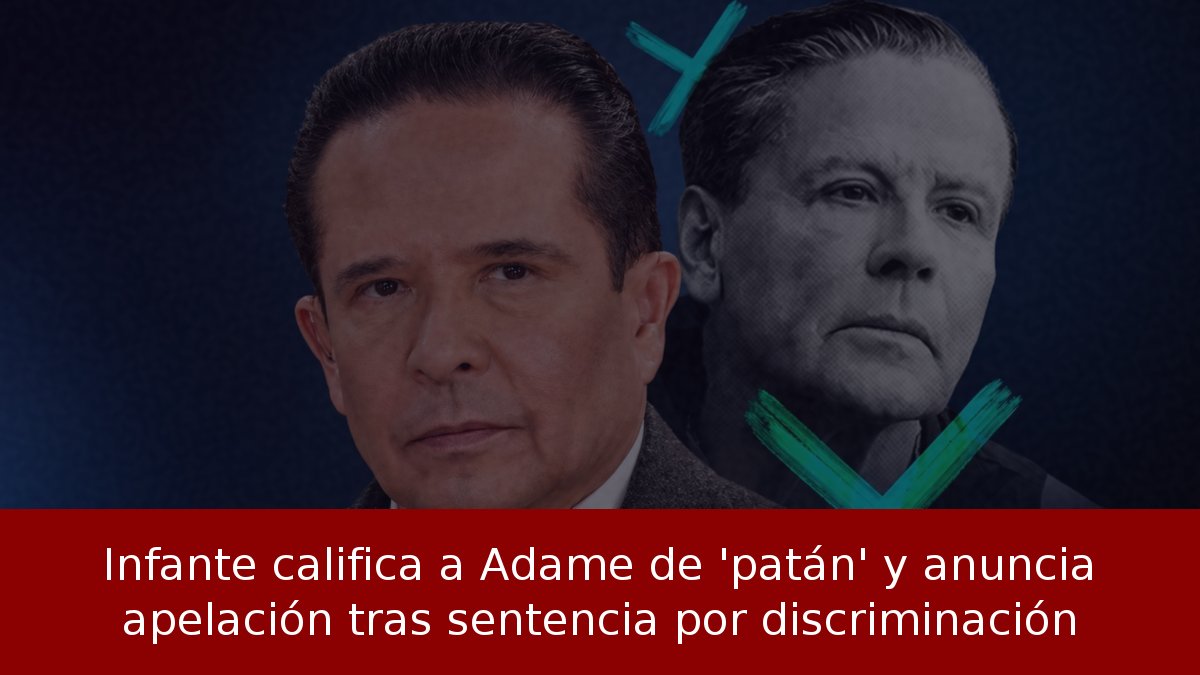 Infante apelará sentencia por discriminación