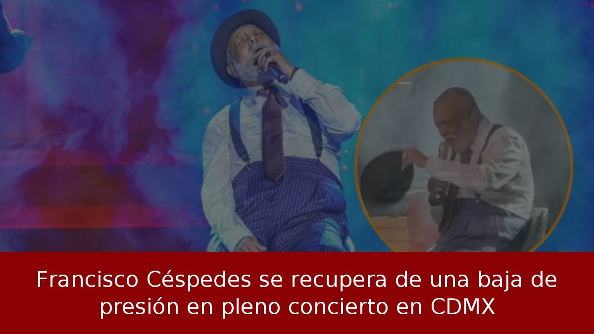 Céspedes se recupera tras baja de presión en CDMX