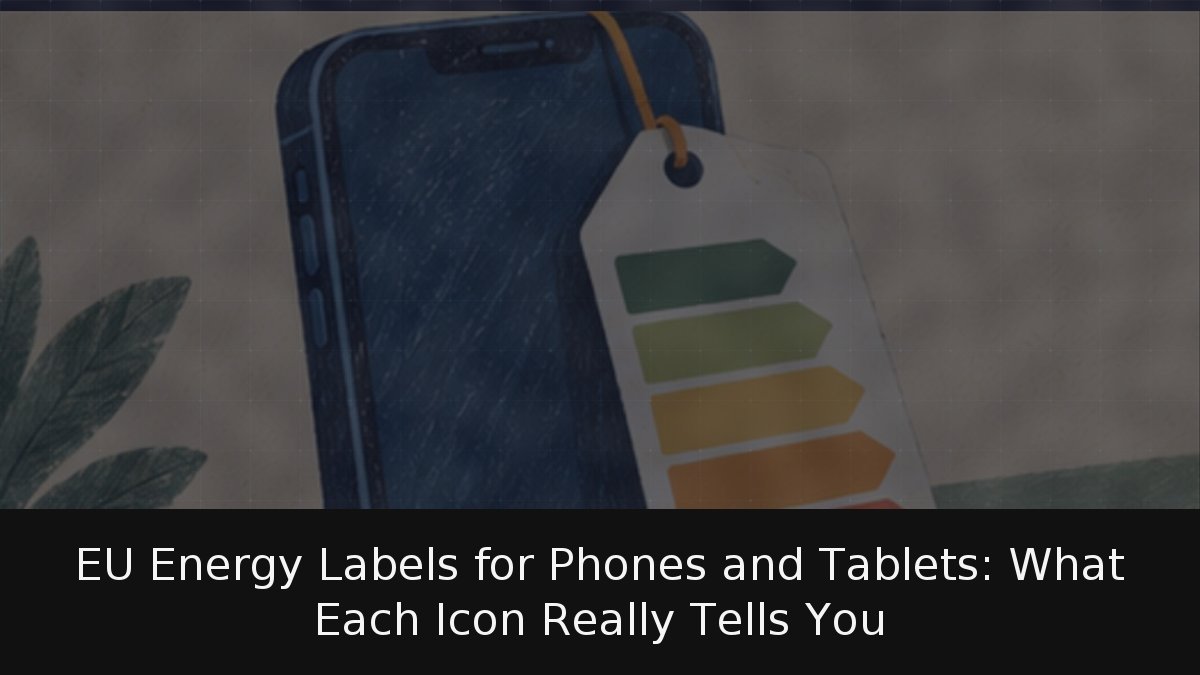 EU Energy Labels for Phones and Tablets: What Each Icon Really Tells You