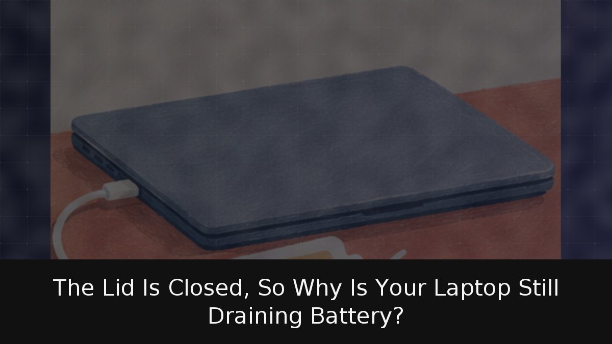 The Lid Is Closed, So Why Is Your Laptop Still Draining Battery?