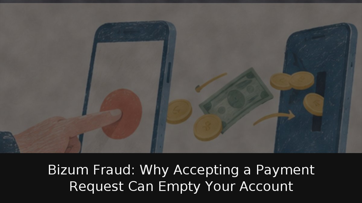 Bizum Fraud: Why Accepting a Payment Request Can Empty Your Account