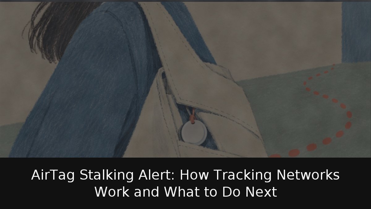 AirTag Stalking Alert: How Tracking Networks Work and What to Do Next