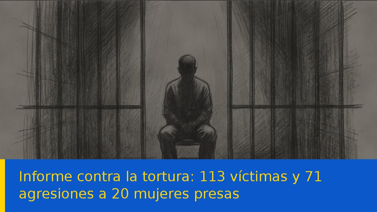 Informe contra la tortura: 113 víctimas y 71 agresiones a 20 mujeres presas