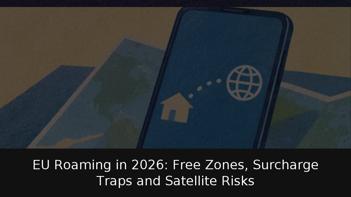 EU Roaming in 2026: Free Zones, Surcharge Traps and Satellite Risks