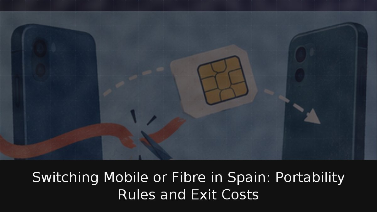 Switching Mobile or Fibre in Spain: Portability Rules and Exit Costs