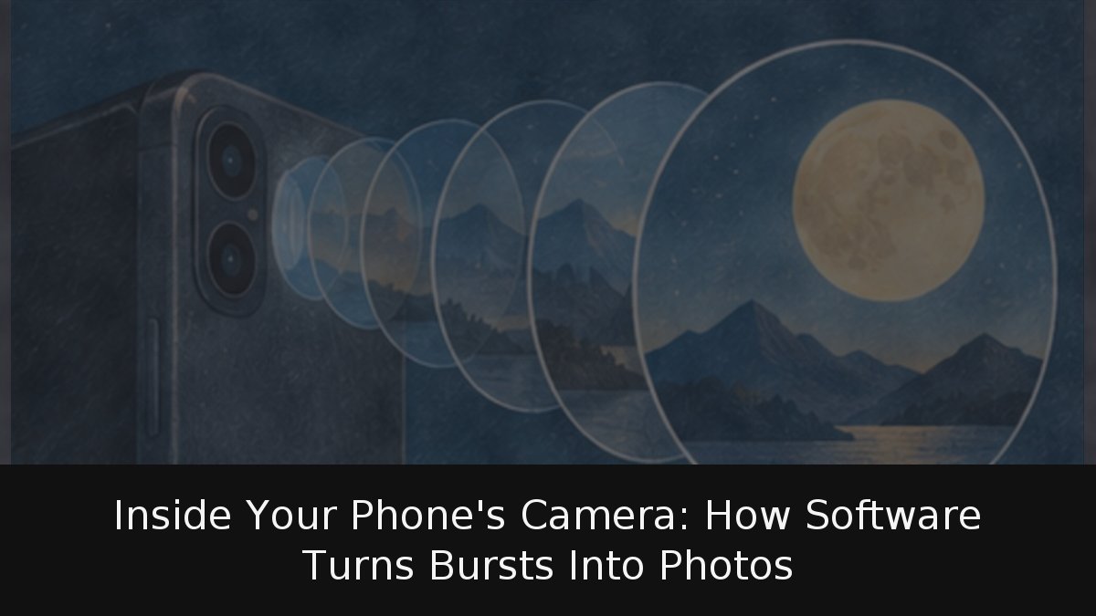 Inside Your Phone’s Camera: How Software Turns Bursts Into Photos