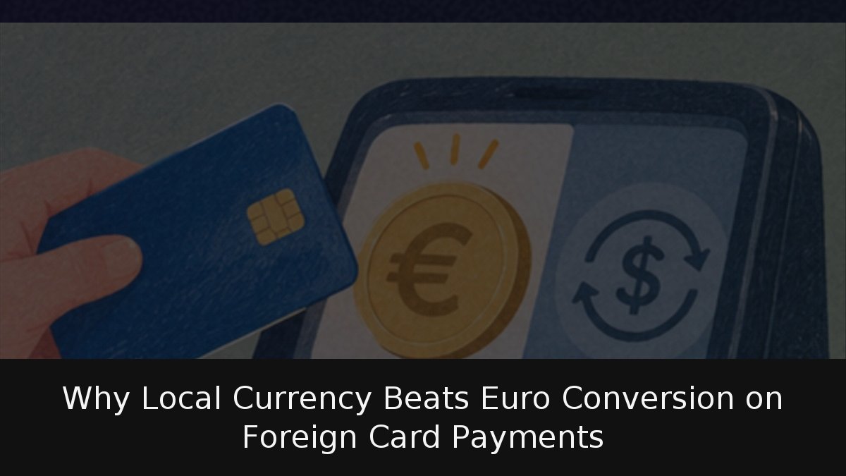 Why Local Currency Beats Euro Conversion on Foreign Card Payments
