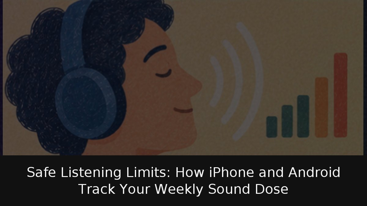 Safe Listening Limits: How iPhone and Android Track Your Weekly Sound Dose