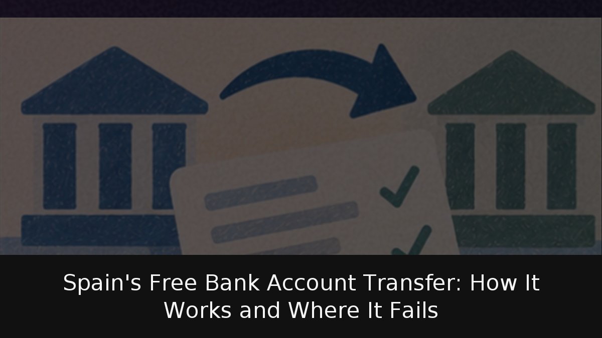 Spain’s Free Bank Account Transfer: How It Works and Where It Fails
