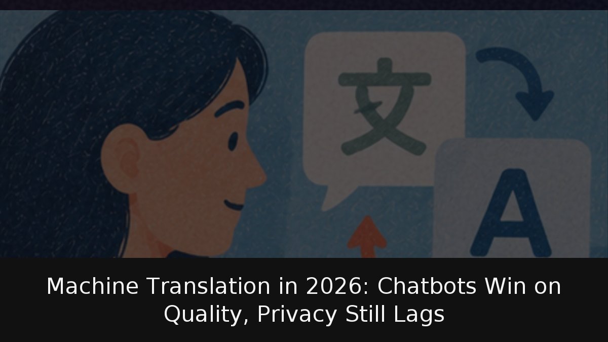 Machine Translation in 2026: Chatbots Win on Quality, Privacy Still Lags